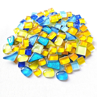 Блестящая стеклянная мозаика, мозаика неправильной формы, для поделок из мозаики своими руками, рамки для картин и многое другое