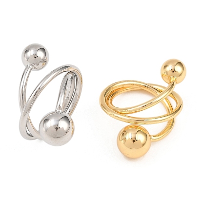 Латунные кольца-манжеты для женщин, долговечный, стойки покрытие