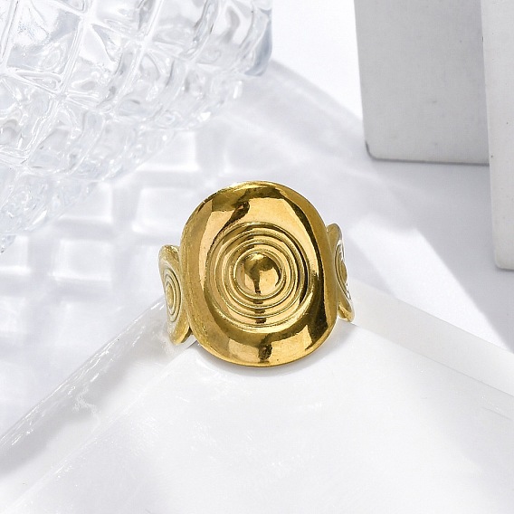 Овальные 304 открытые манжеты из нержавеющей стали для женщин