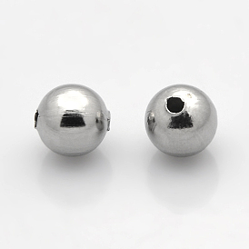 Perles rondes en acier inoxydable chirurgical