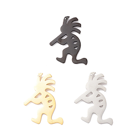 Pendentifs en acier inoxydable, Kokopelli