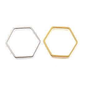 Латунные соединительные колечки, шестиугольник