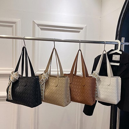 Набор сумок-шопперов с ромбовидной текстурой своими руками, включая материалы сумки из искусственной кожи, прямоугольные