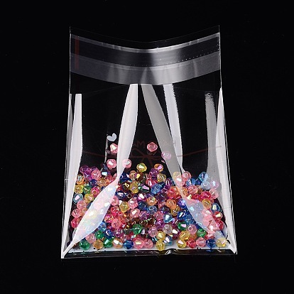 Rectangle OPP Cellophane Bags, 9.9x6.9cm, Bilateral Thickness: 0.07mm, about 95~100pcs/bag