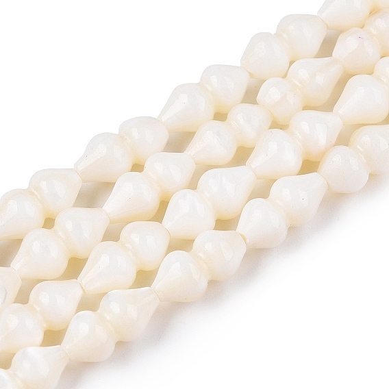 Естественных пресноводных оболочки бисер нитей, тыква форма