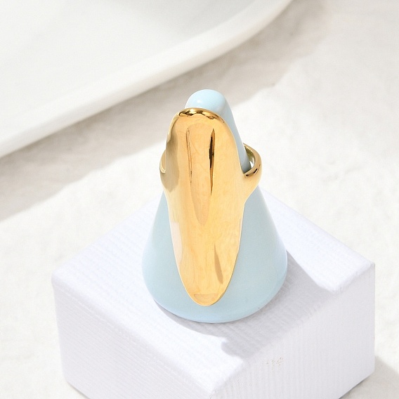 Овальные 304 открытые манжеты из нержавеющей стали для женщин