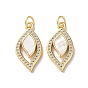 Латунные микро проложить кубического циркония подвески, без кадмия и без свинца, с оболочкой, реальный 18 k позолоченный, лист