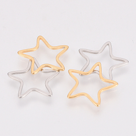 304 Stainless Steel Linking Ring, Star