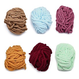 Полиакрилонитрильная пряжа, массивная пряжа из синели, для рукоделия ручное вязание одеяло шапка шарф