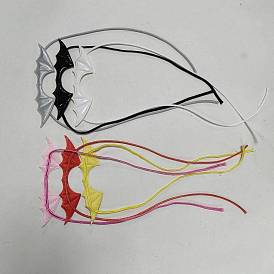 6Pcs PU Leather Wings for Doll, with Nylon Cord