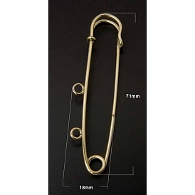 Épingles de sûreté de fer, broches kilt, accessoires de la broche