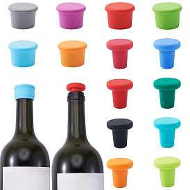 14шт. 14 стили силиконовые пробки для бутылок, колонка