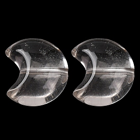 Природный кристалл кварца бусины, горного хрусталя, серп