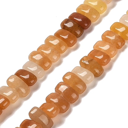 Натуральный красный авантюрин бисер нитей, прямоугольные