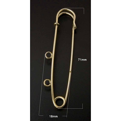 Épingles de sûreté de fer, broches kilt, accessoires de la broche