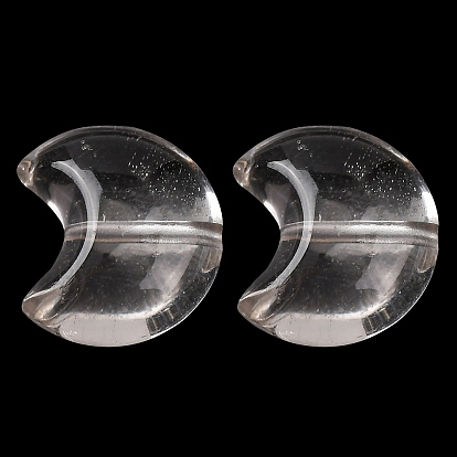 Природный кристалл кварца бусины, горного хрусталя, серп