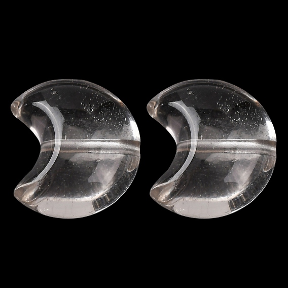 Природный кристалл кварца бусины, горного хрусталя, серп