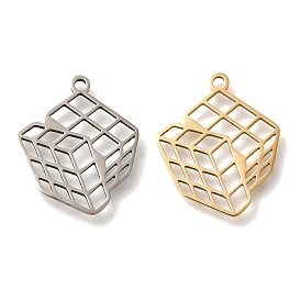 201 подвески из нержавеющей стали, магические квадратные чары