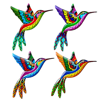 Iron Hummingbird Wall Art Decorations, for Front Porch, Living Room, Kitchen