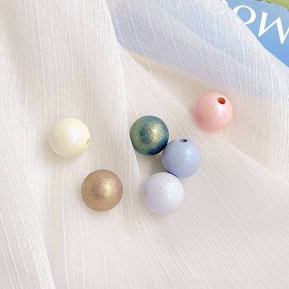 Акриловые бусины, половине просверлил, круглые