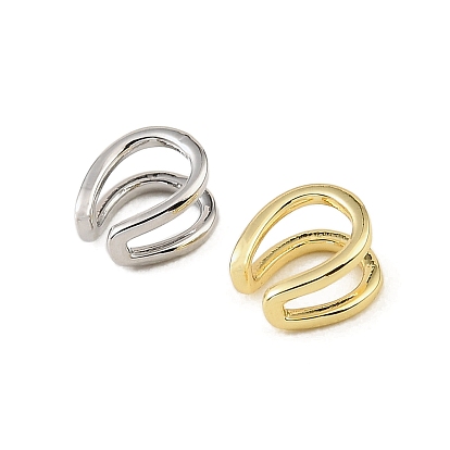 Brass Enhancer Shortener Pendant Bails, Rack Plating, Long-Lasting Plated, Cadmium Free & Lead Free