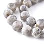 Natural Labradorite Beads Strands,  Round, Hole: 1mm