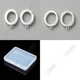 925 Sterling Silver Spring Gate Ringsed