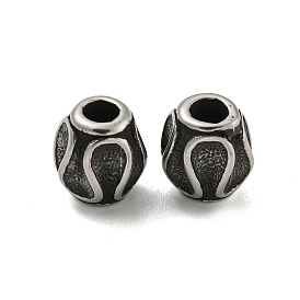 Oval 304 Stainless Steel Beads