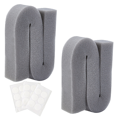 2шт. прямоугольные поролоновые полоски, с 40шт. двусторонних акриловых наклеек