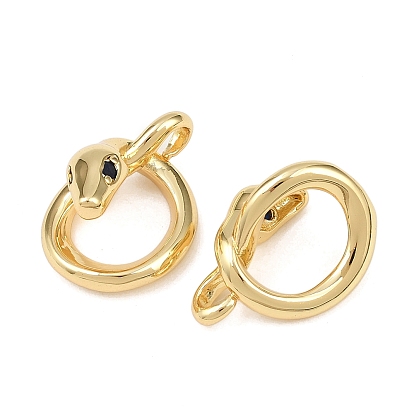 Латунь с кубическим цирконием подвеской, змеиные чары, без свинца и без кадмия, долговечный, стойки покрытие