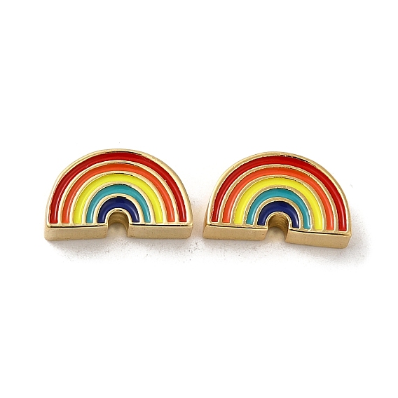 Стойки обшивки латунные бусины, с эмалью, без кадмия и без свинца, облако