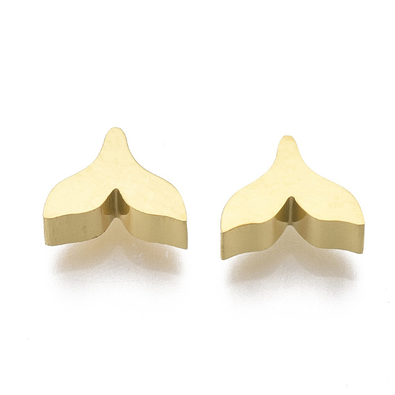 304 Stainless Steel Charms, Fishtail Shape