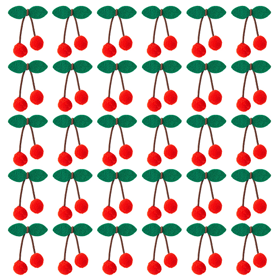 30шт. войлочные шарики в форме вишни