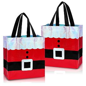 Рождественские сумки из нетканого материала, прямоугольные