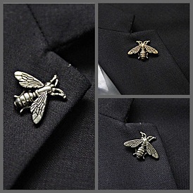 Bee Lapel Pin for Men's Suit and Dress Shirt.