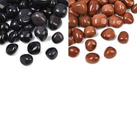 Synthetischen blau Aventurin Perlen, getrommelt Stein, Nuggets, kein Loch / ungekratzt, Vasenfüllsteine/ungebohrt, Vasenfüller Edelsteine