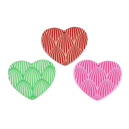 Акриловые подвески, сердце