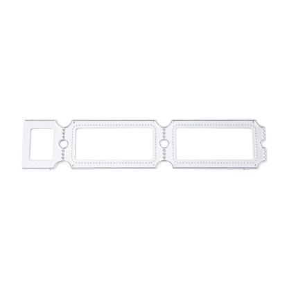 Carbon Steel Cutting Dies Stencils, for DIY Scrapbooking/Photo Album, Decorative Embossing DIY Paper Card, Rectangle