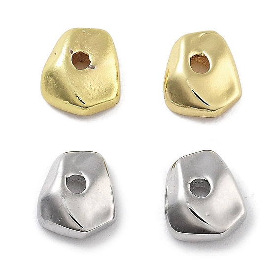 Стойка гальванопокрытие полигональные латунные бусины, без кадмия и без свинца, долговечный