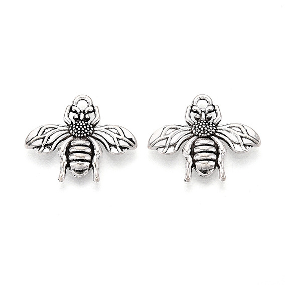 Сплавочные подвески тибетского стиля, Пчелы, без кадмия и без свинца