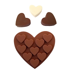 Food Grade Silicone Molds, Fondant Molds, For DIY Cake Decoration, Chocolate, Candy Mold, Heart