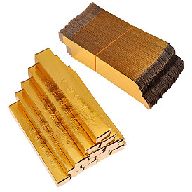 200Pcs Paper Gold Bars Display Decorations, for Home Office Desktop Decoration