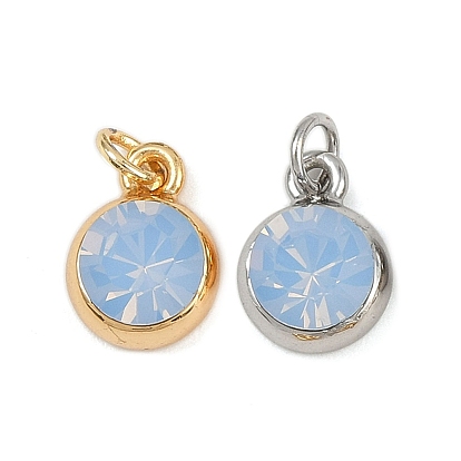 Кулон из циркония, плоские круглые прелести, с целью перехода в кольце