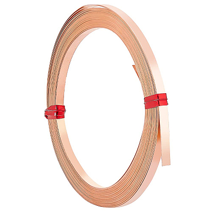 Alambre de bisel plano de cobre, ajuste de bisel de bricolaje para cabujón