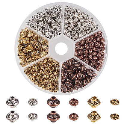 Tibetan Style Alloy Spacer Beads