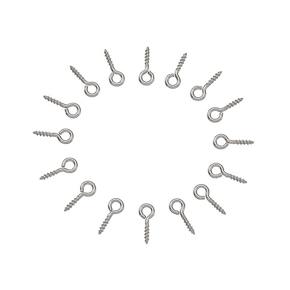 304 скоба из нержавеющей стали, за половину пробурено бисера