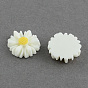Flatback волос и аксессуары костюма украшения смола цветок ромашки кабошоны, 13x4 мм
