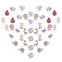 Printed Basswood Pendants, Animal