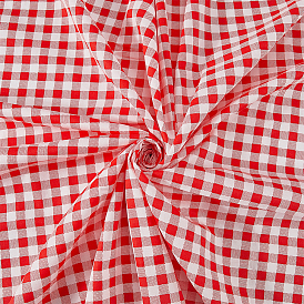 1м полиэфирная ткань, шотландка шаблон