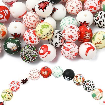 Food Grade Eco-Friendly Silicone Beads, Round